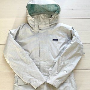 Women's Patagonia Snowbelle Ski/Snowboard Jacket size Medium Off White